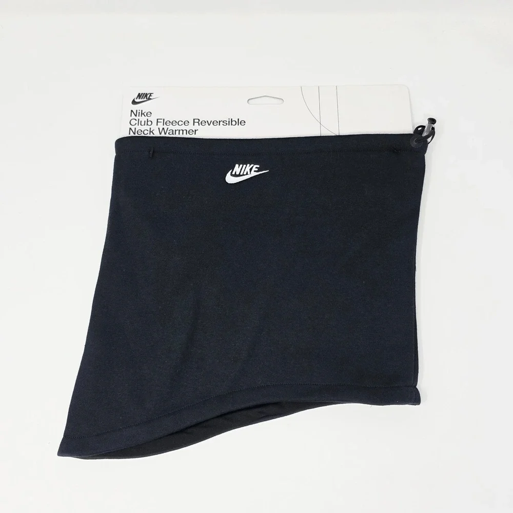 Nike Fleece Reversible Neck Warmer Unisex Adult Black Snood Winter Weather‎ Cold